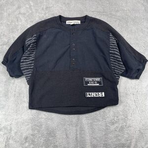 Vintage 90's Street Scenes T-Shirt Men M Black Cropped Kappa Alpha Rho 23